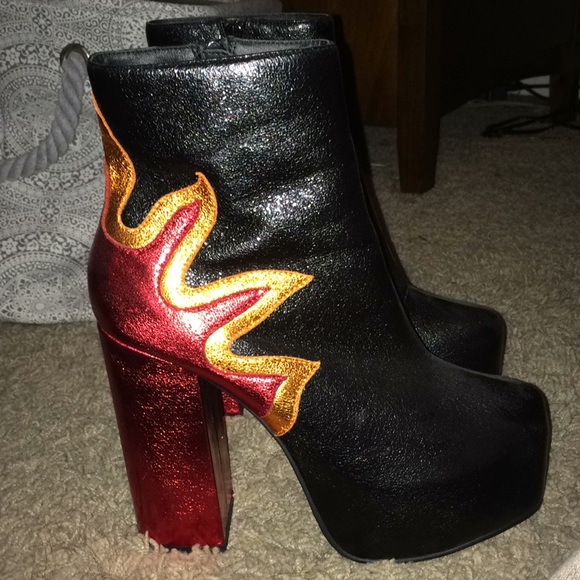 ASOS Shoes - ASOS Flame Platform Boots
